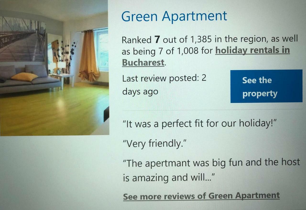 Green Apartment 59 부쿠레슈티 외부 사진