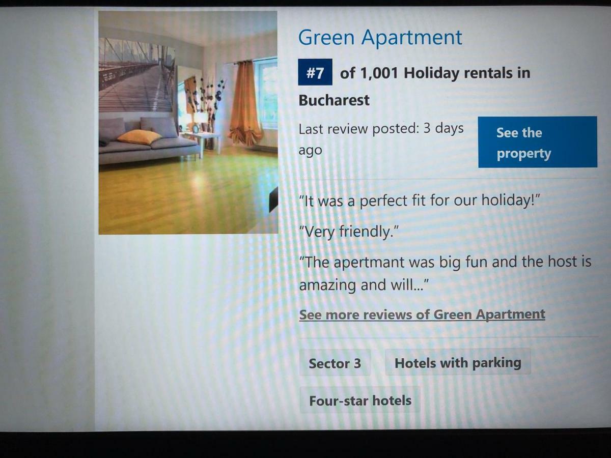 Green Apartment 59 부쿠레슈티 외부 사진